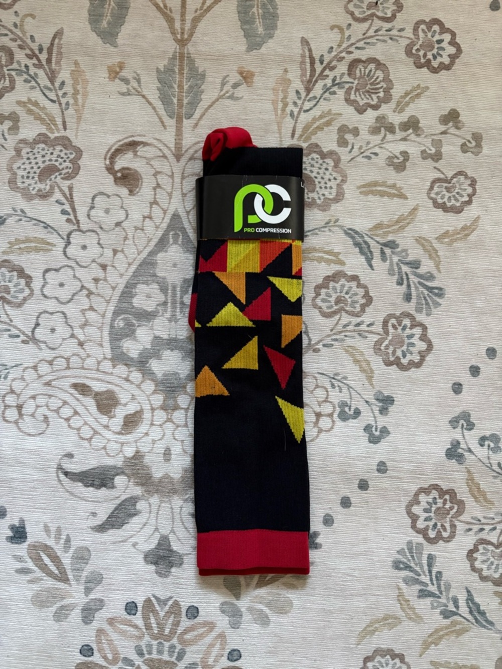 Red/Black/Yellow/Orange Knee high Compression Socks